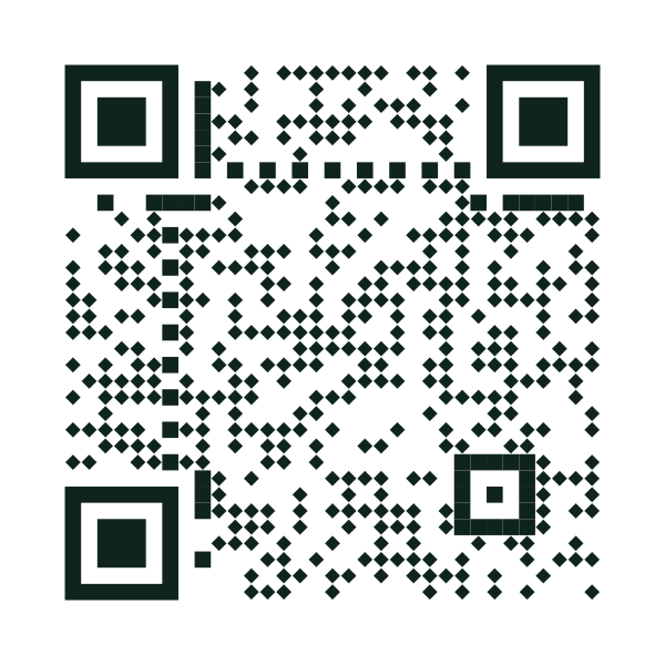 QR con módulos en forma de rombo
